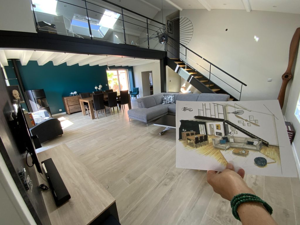 atome- Renovation totale piece de vie Bouguenais 1135 Original